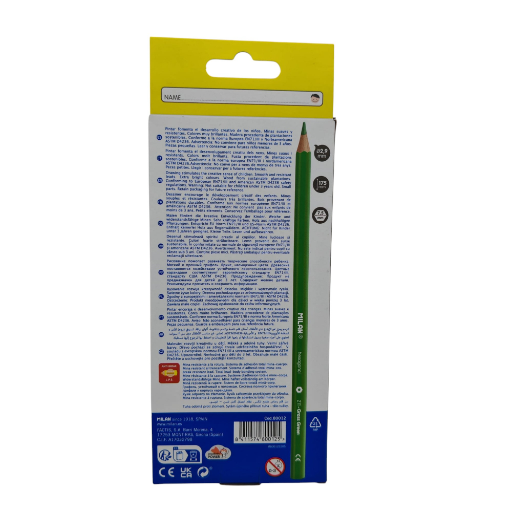 Set 12 Creioane Colorate Milan Premium – Vânzare Angro [3]