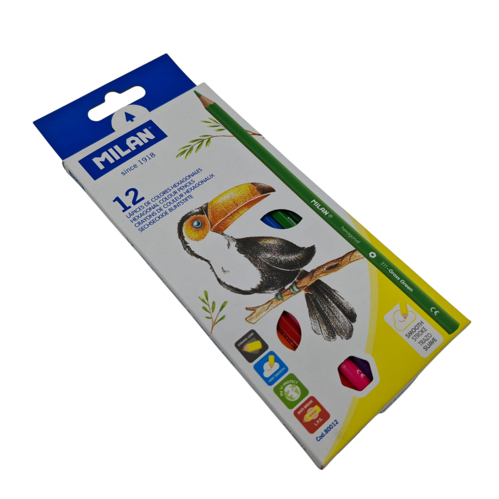 Set 12 Creioane Colorate Milan Premium – Vânzare Angro [2]