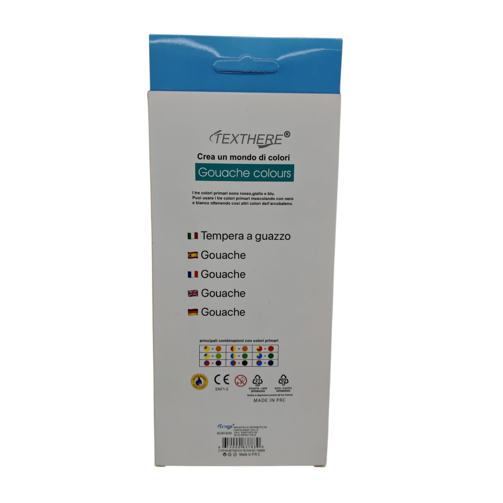 Set 12 Culori Guazzo la Tub Texthere – Vânzare Angro [3]