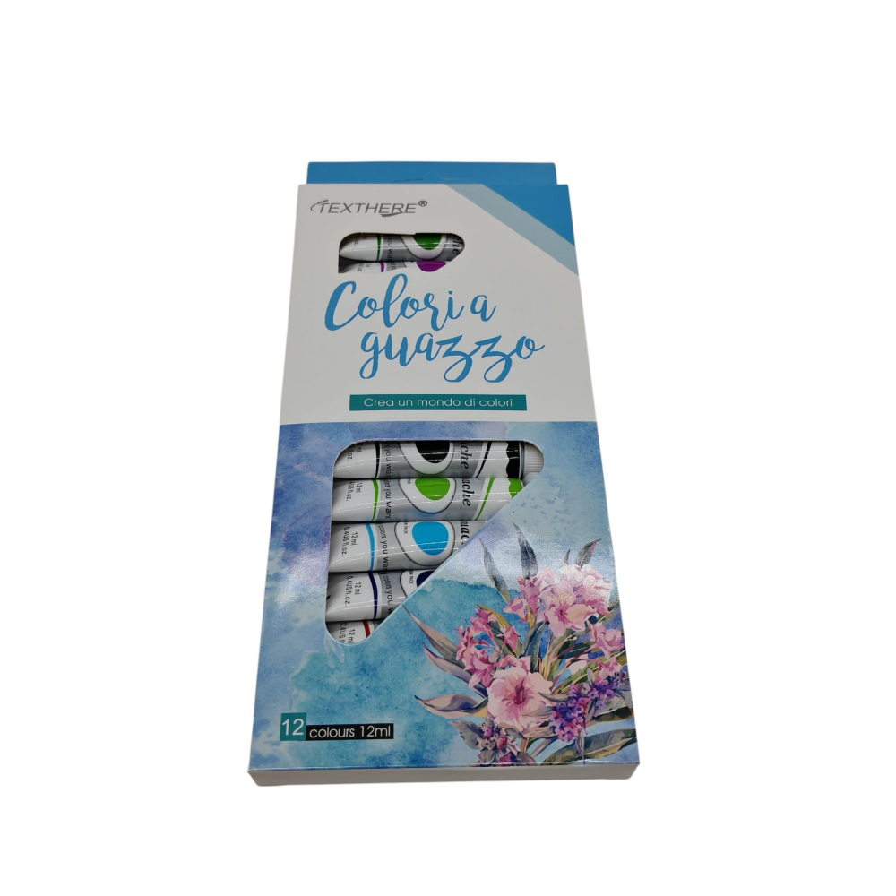 Set 12 Culori Guazzo la Tub Texthere – Vânzare Angro [2]