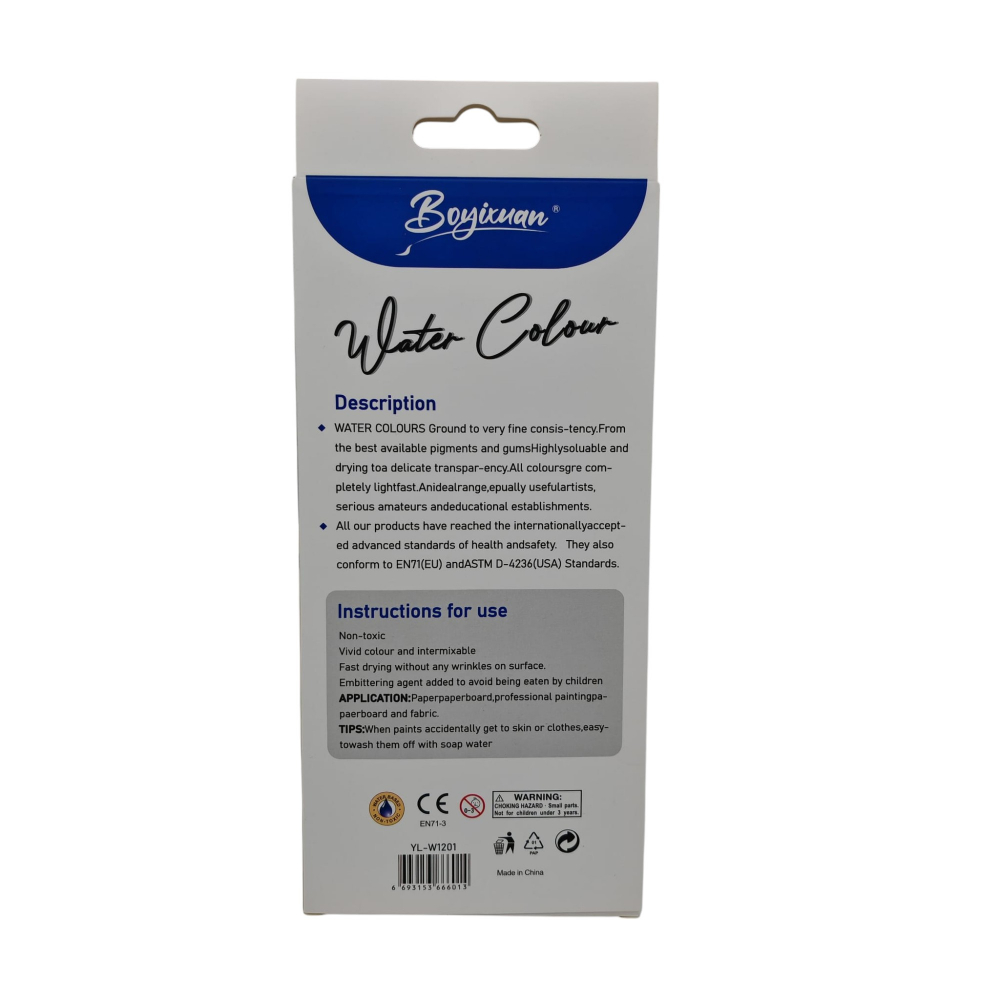 Set 12 Culori Tempera la Tub Boyixuan – Profesionale – Vânzare Angro [3]
