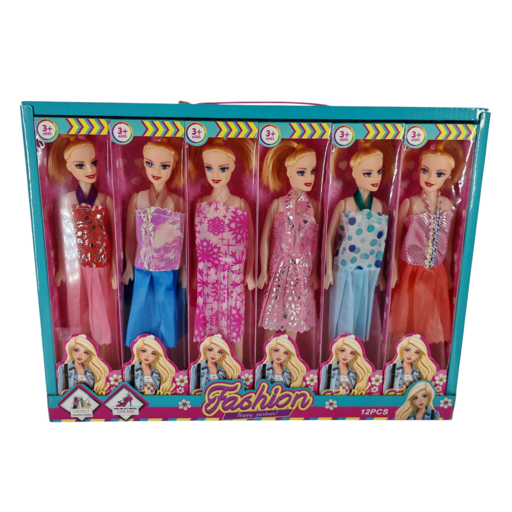 Set 12 Păpuși Fashion – Vestimentații Diferite și Accesorii – pentru Copii 3+ Ani – Vânzare Angro [1]