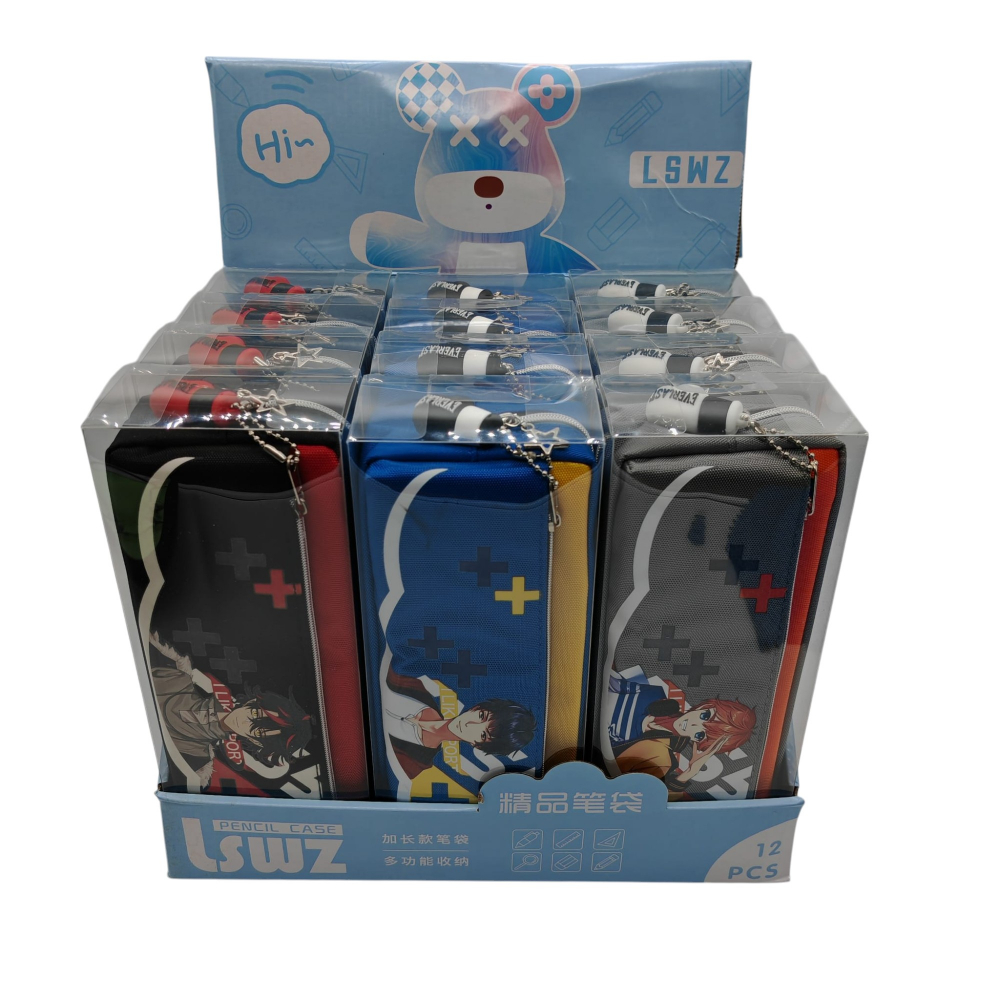 Set 12 Penare Școlare cu Personaje Anime – Culori Asortate – Vânzare Engros [3]
