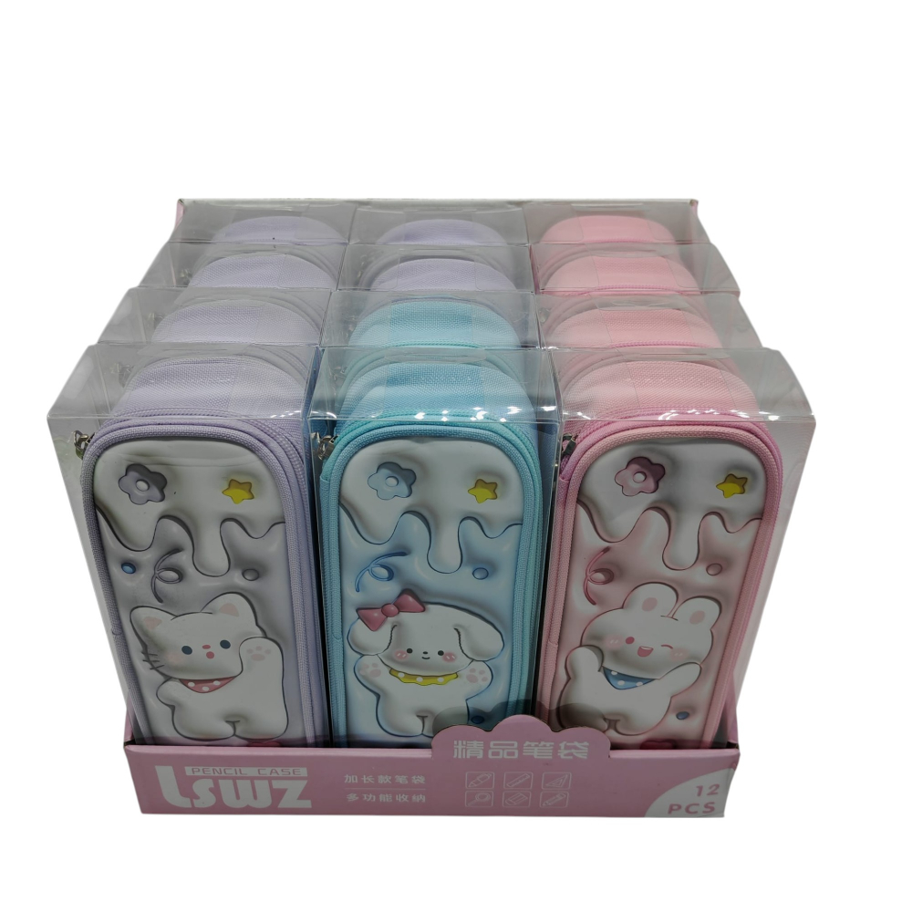Set 12 Penare Școlare cu Personaje Haioase – Culori Asortate – Vânzare Engros [4]