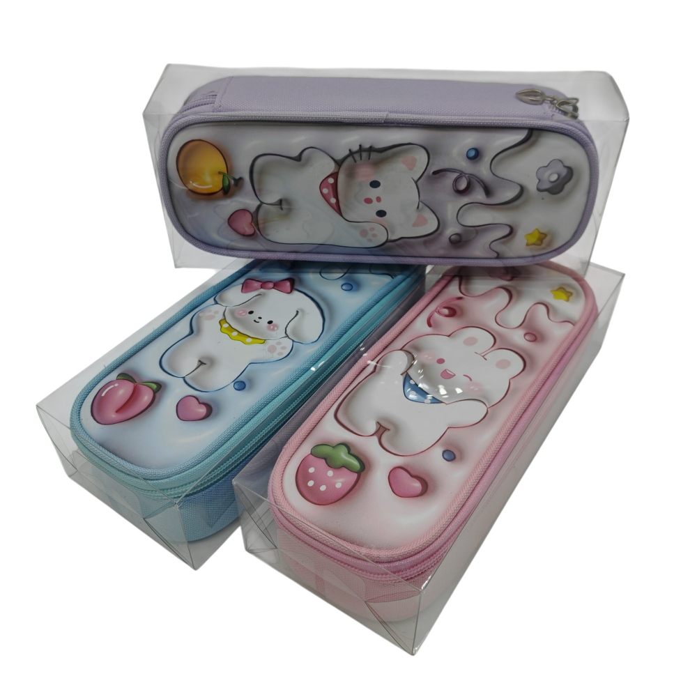 Set 12 Penare Școlare cu Personaje Haioase – Culori Asortate – Vânzare Engros [1]