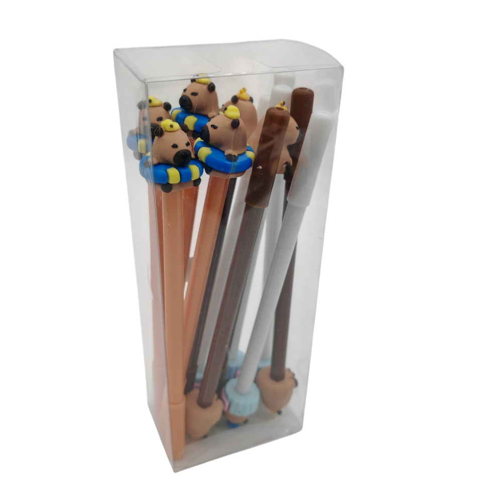 Set 12 Pixuri cu Capac – Cu Animăluțe Haioase și Colorate în Căpăt – Vânzare Angro [3]