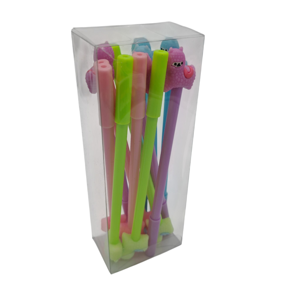 Set 12 Pixuri cu Capac – Cu Animăluțe Haioase și Multicolore în Capăt – Vânzare Angro [3]