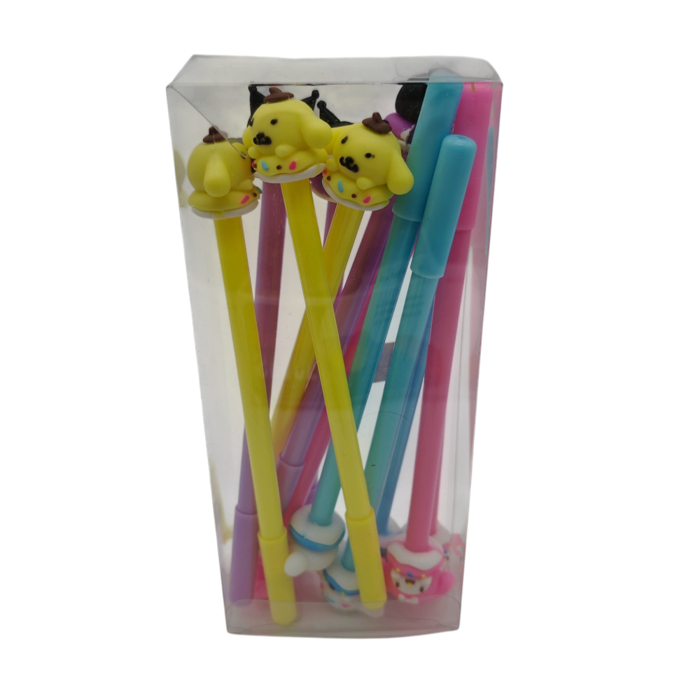 Set 12 Pixuri cu Capac – Model cu Animăluțe Colorate – Vânzare Angro [1]