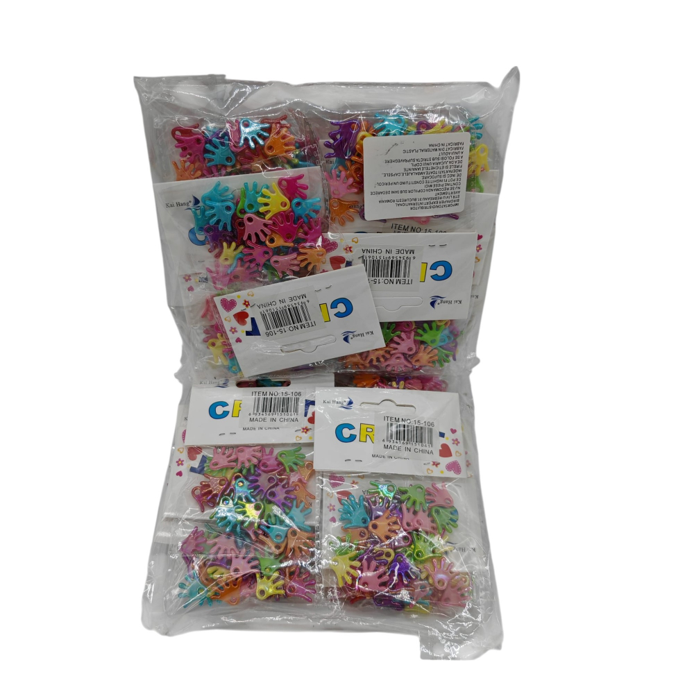 Set 12 Pungi cu Mânuțe Colorate – Accesorii pentru Craft și Proiecte DIY – Vânzare Engros [2]