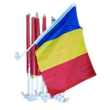 Set 12 Steaguri Auto România 30x45 cm cu Suport pentru Geam – Vânzare Engros [1]