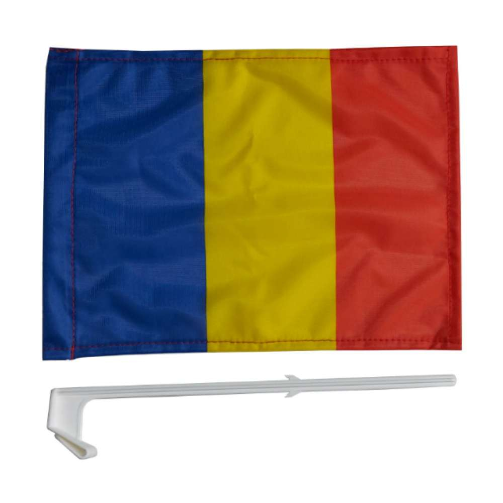 Set 12 Steaguri Auto România 30x45 cm cu Suport pentru Geam – Vânzare Engros [3]