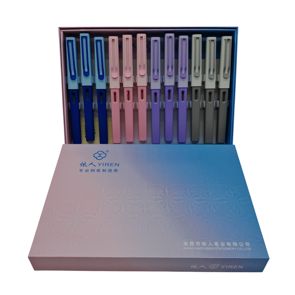 Set 12 Stilouri cu Cerneală Termică și Radieră Yiren – Cod 1108/1075 – Vânzare Engros [1]