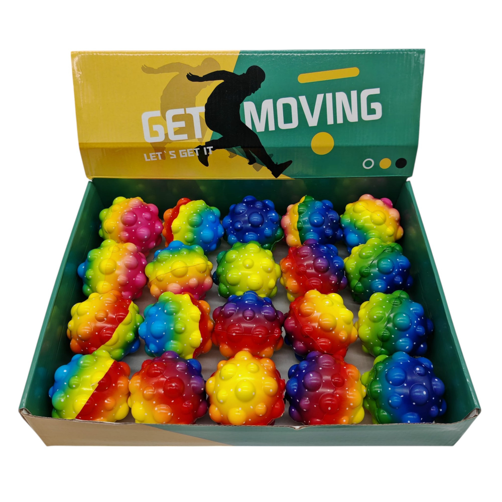 Set 20 Mingi din Spumă Colorate cu Suprafață Texturată – Vânzare Angro [1]
