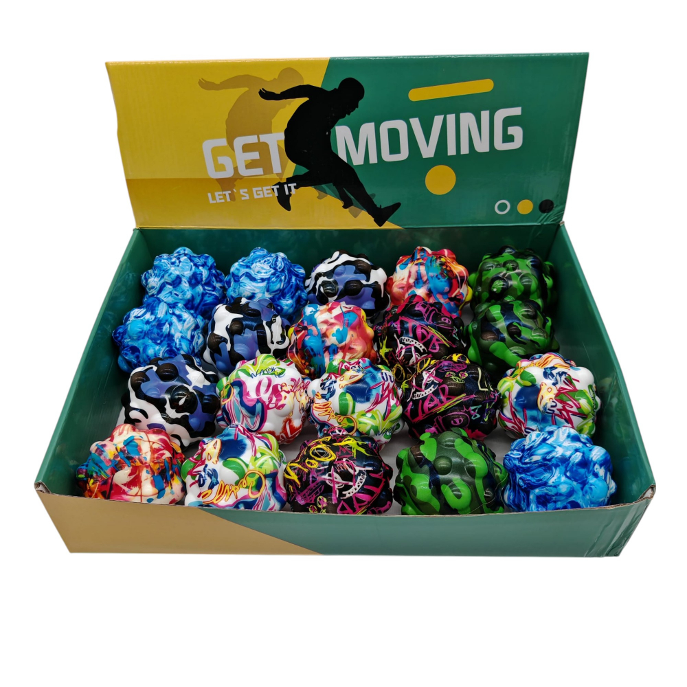 Set 20 Mingi din Spumă cu Denivelări – Design Colorat – Vânzare Engros [2]