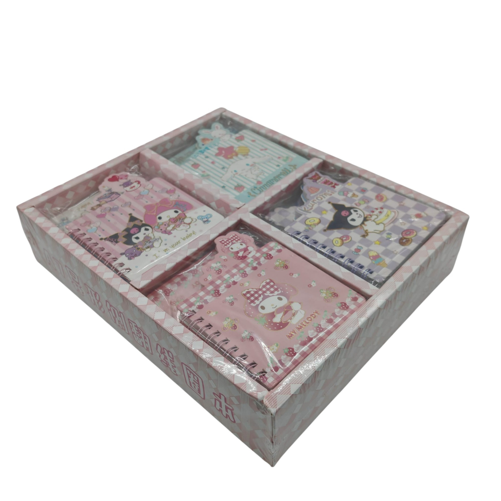 Set 24 Carnetele cu Personaje Sanrio – 4 Modele Asortate (6 buc./model) – Vânzare Engros [2]