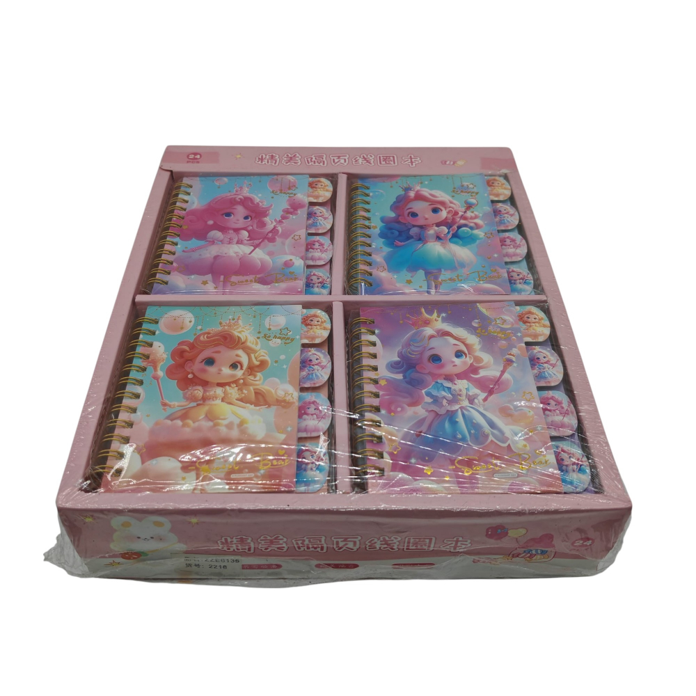Set 24 Carnetele cu Personaje Zâne – 4 Modele Asortate (6 buc./model) – Vânzare Engros [3]