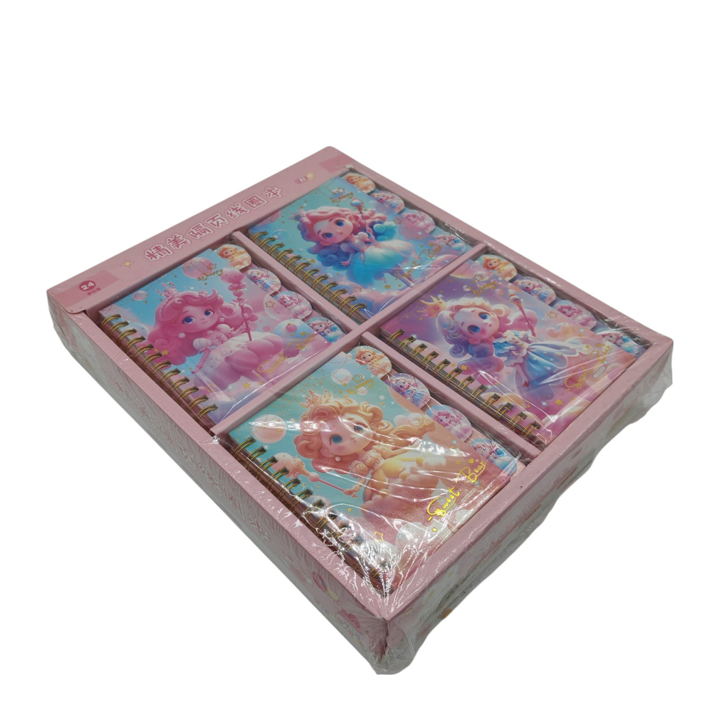 Set 24 Carnetele cu Personaje Zâne – 4 Modele Asortate (6 buc./model) – Vânzare Engros [2]
