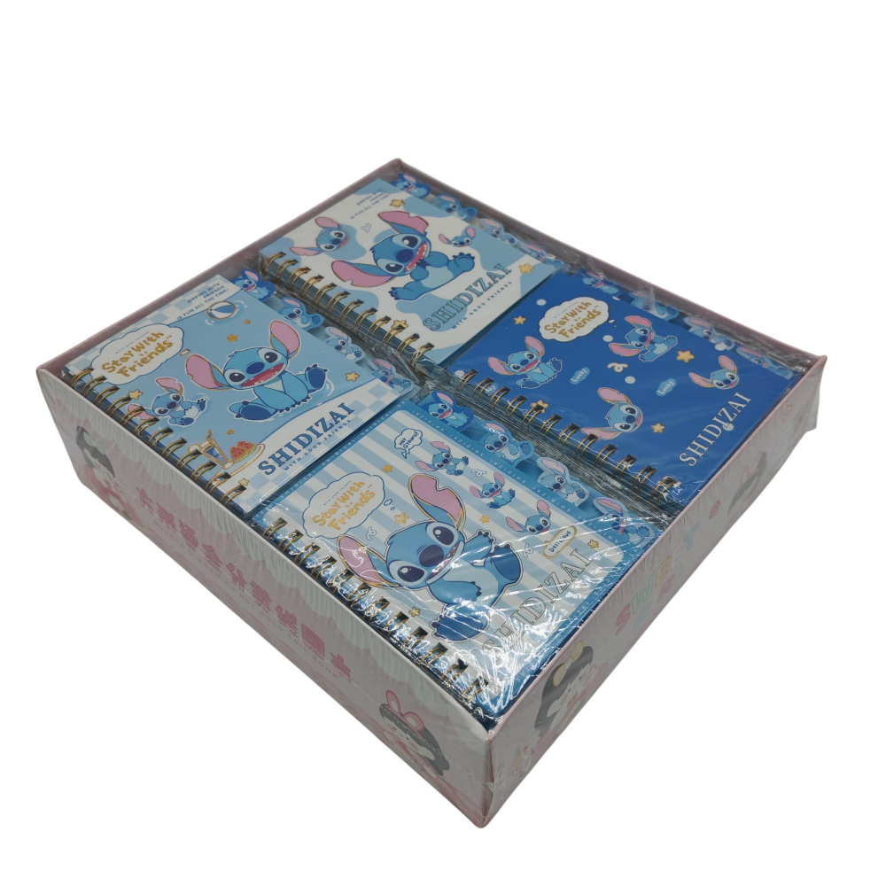 Set 24 Carnetele cu Personajul Stitch – 4 Modele Asortate – Vânzare Engros [2]