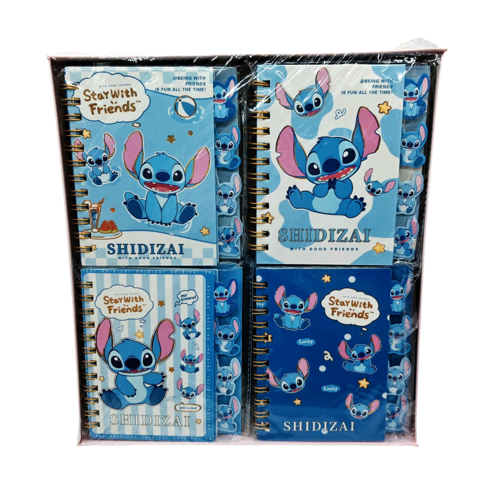 Set 24 Carnetele cu Personajul Stitch – 4 Modele Asortate – Vânzare Engros [1]