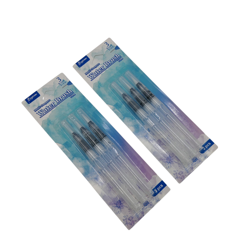 Set 3 Pensule cu Rezervor de Apă – Ideal pentru Acuarelă și Activități DIY – Vânzare Engros [1]