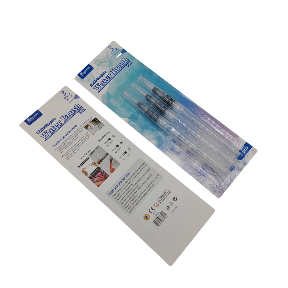 Set 3 Pensule cu Rezervor de Apă – Ideal pentru Acuarelă și Activități DIY – Vânzare Engros [2]