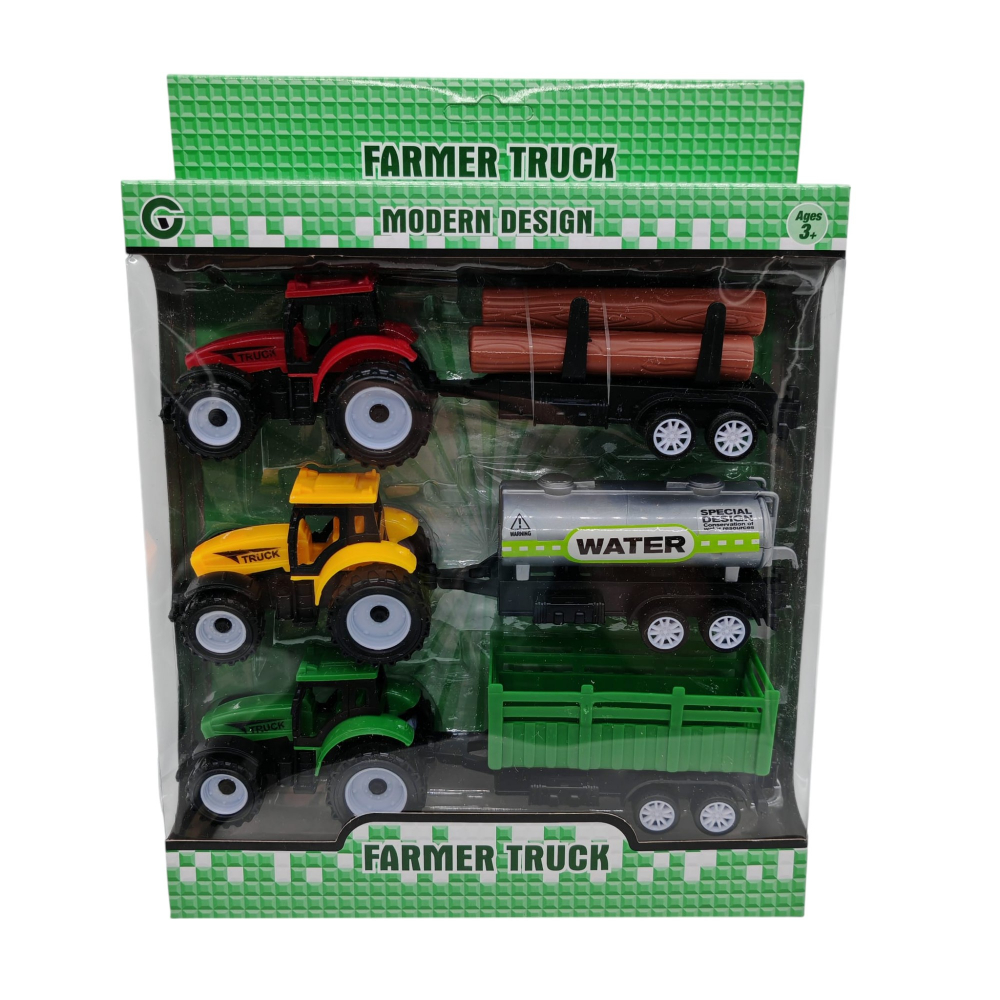 Set 3 Tractoare cu Remorci – Farmer Truck – Vânzare Angro [1]