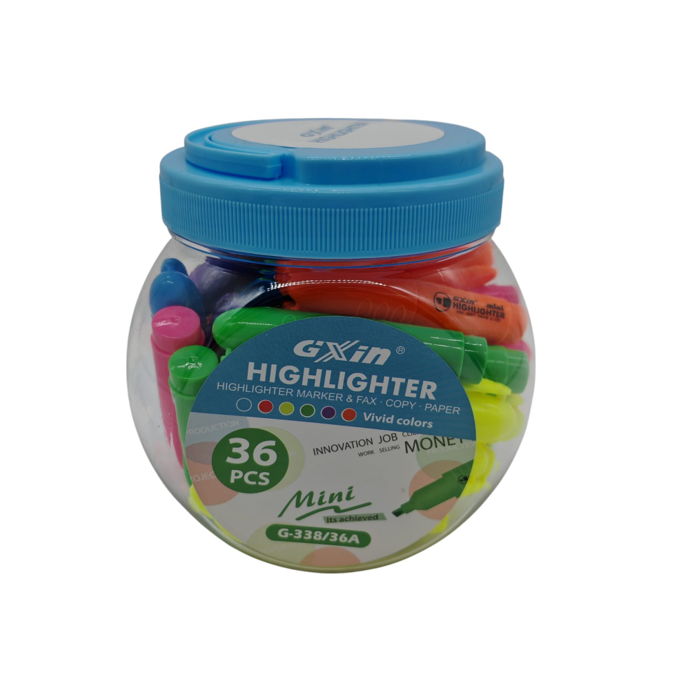 Set 36 Markere Evidențiatoare Mini – GXin – Culori Asortate [3]