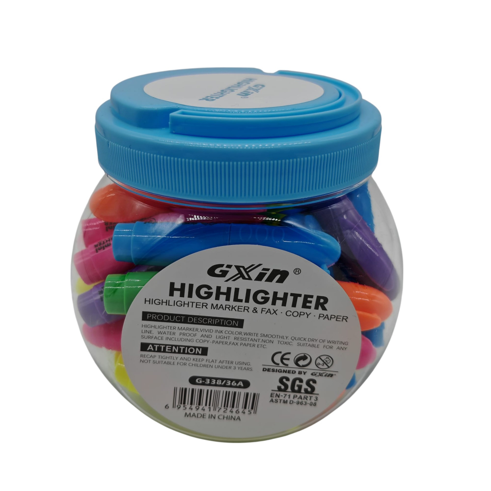 Set 36 Markere Evidențiatoare Mini – GXin – Culori Asortate [2]