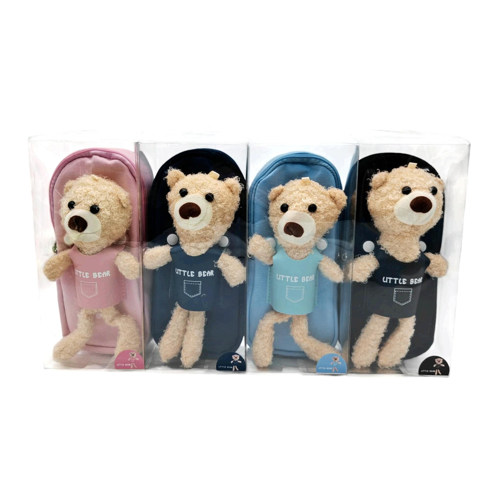 Set 4 Penare Școală cu Ursuleți Decorativi – Culori Asortate – Vânzare Engros [1]