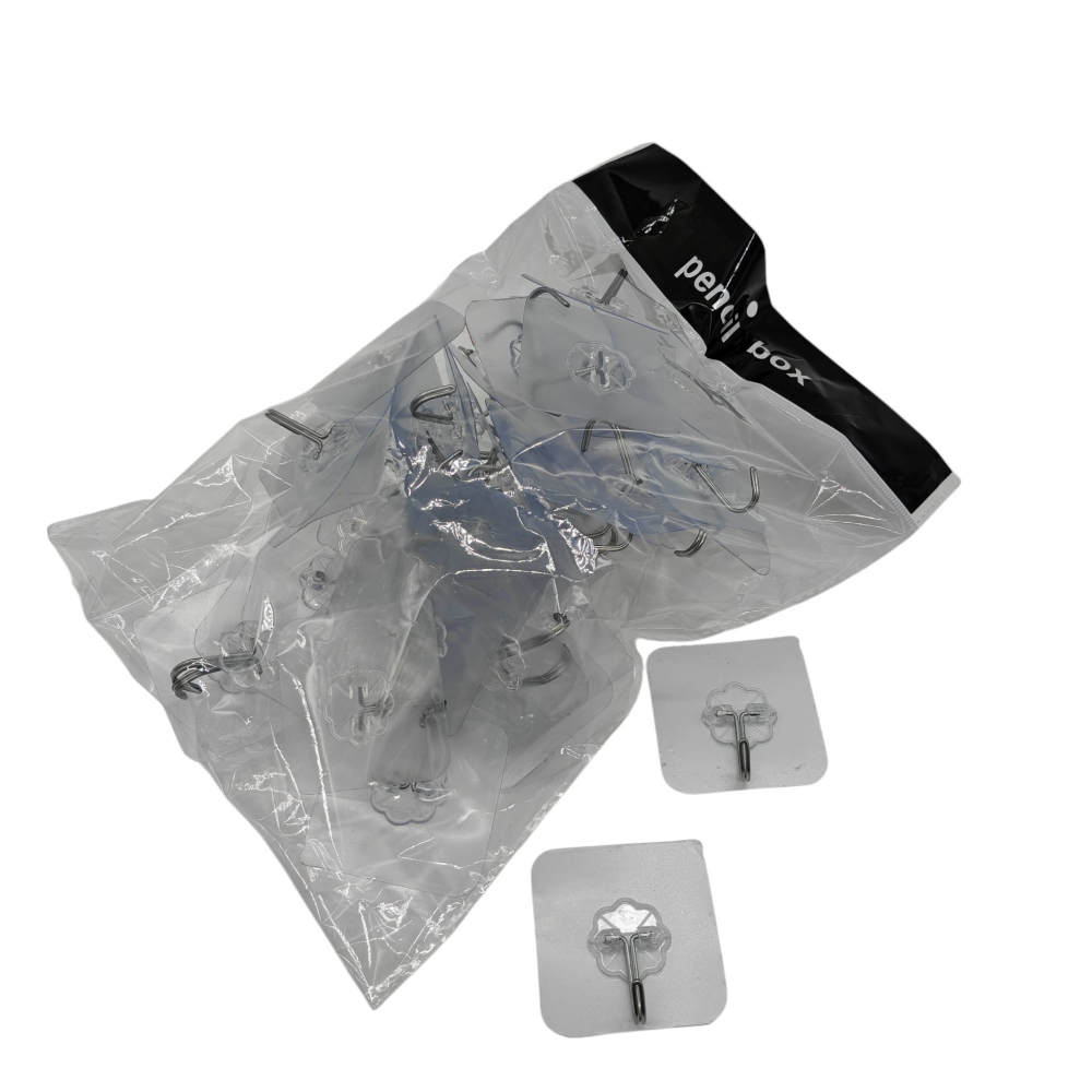 Set 50 Cârlige Adezive Metalice Universale – Vânzare Engros [1]