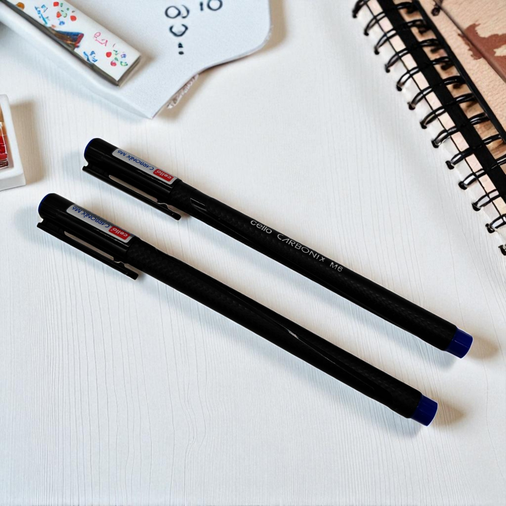 Set 50 Pixuri Cello Carbonix – Pastă Albastră, Vârf Subțire – Vânzare Engros [4]