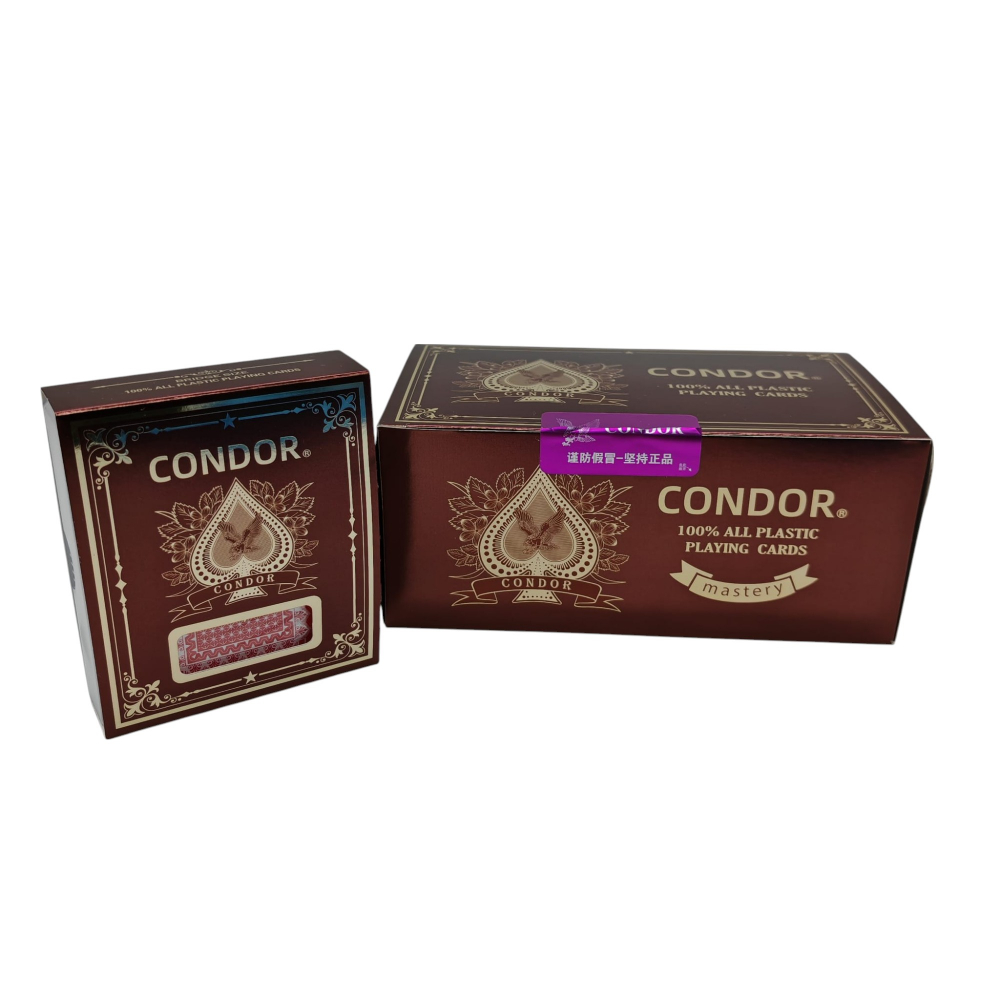Set 6 Cărți de Joc din Plastic Condor – Rezistente și Lavabile – Vânzare Engros [3]