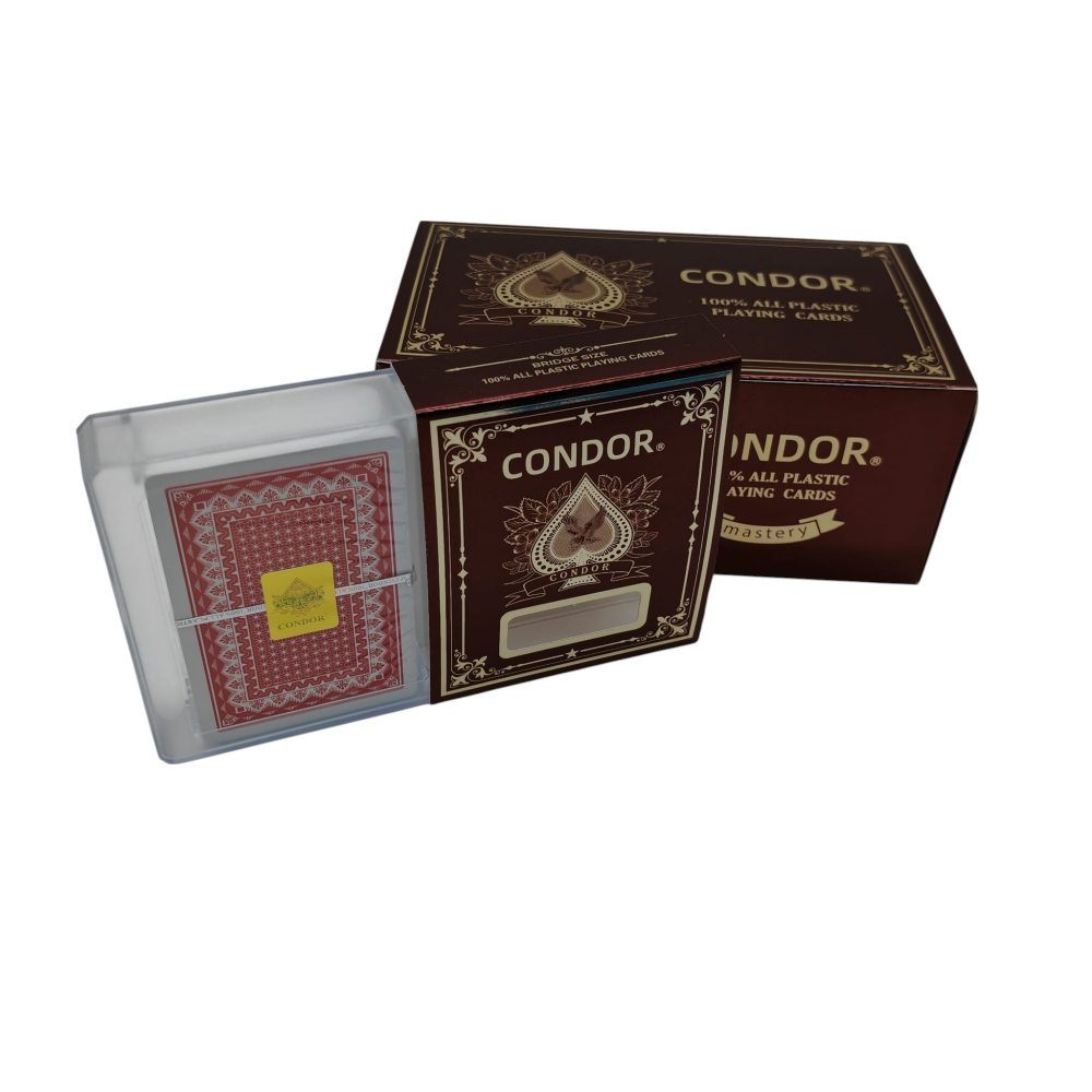 Set 6 Cărți de Joc din Plastic Condor – Rezistente și Lavabile – Vânzare Engros [2]