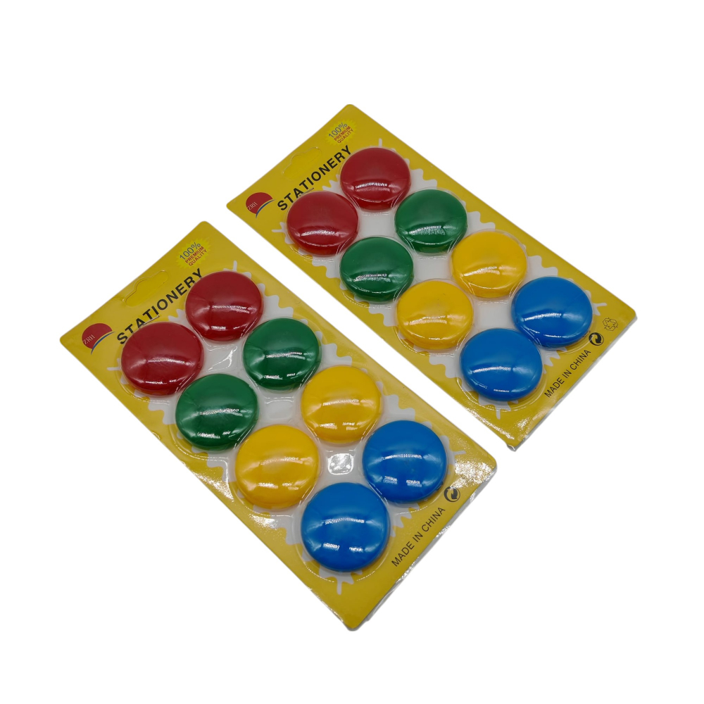 Set 8 Magneți Rotunzi Colorați – 4 Culori Diferite – Vânzare Engros [1]