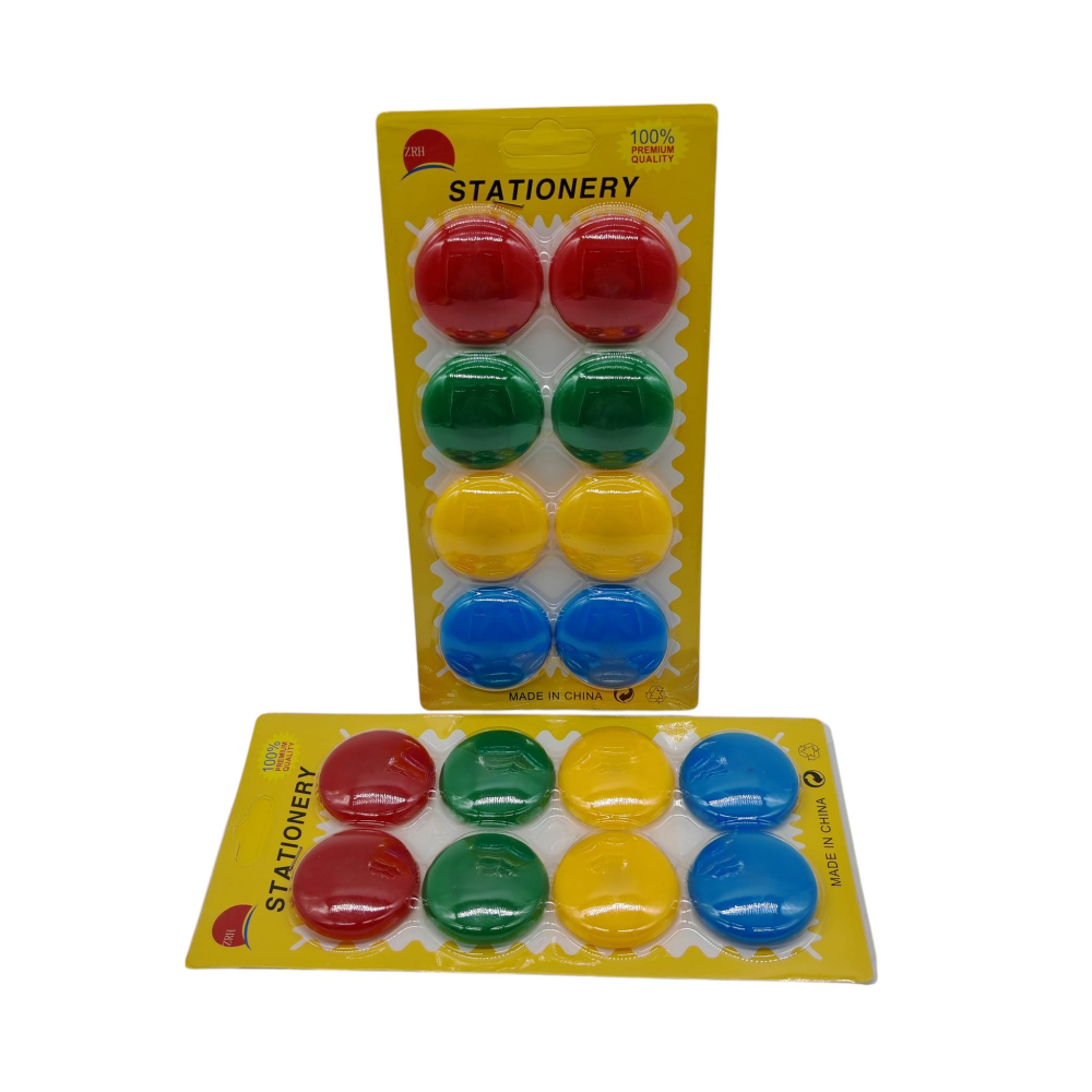 Set 8 Magneți Rotunzi Colorați – 4 Culori Diferite – Vânzare Engros [2]