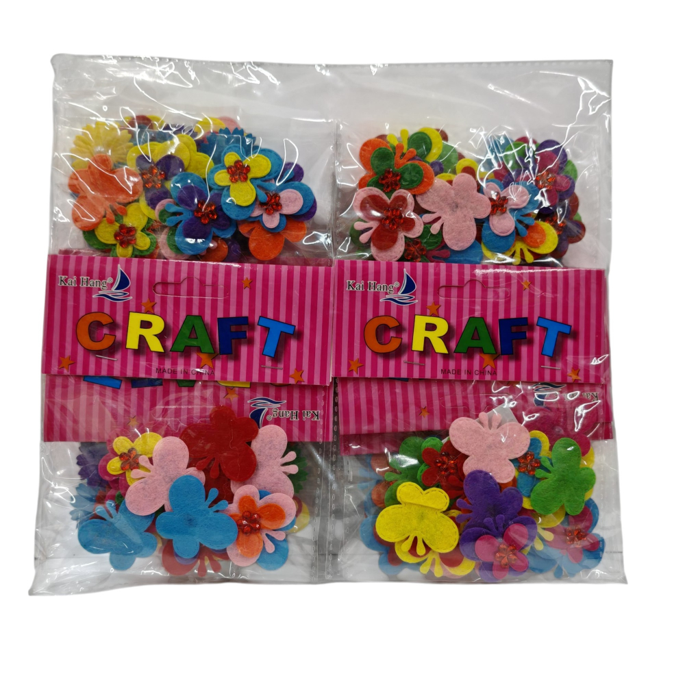 Set Accesorii pentru Creație și Lucru Manual – Fluturași Colorați – 12 Pungi/Set – Vânzare Engros [1]