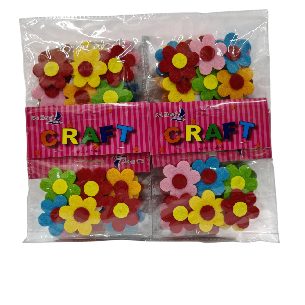 Set Accesorii pentru Creație și Lucru Manual – Floricele Colorate – 12 Pungi/Set – Vânzare Engros [2]