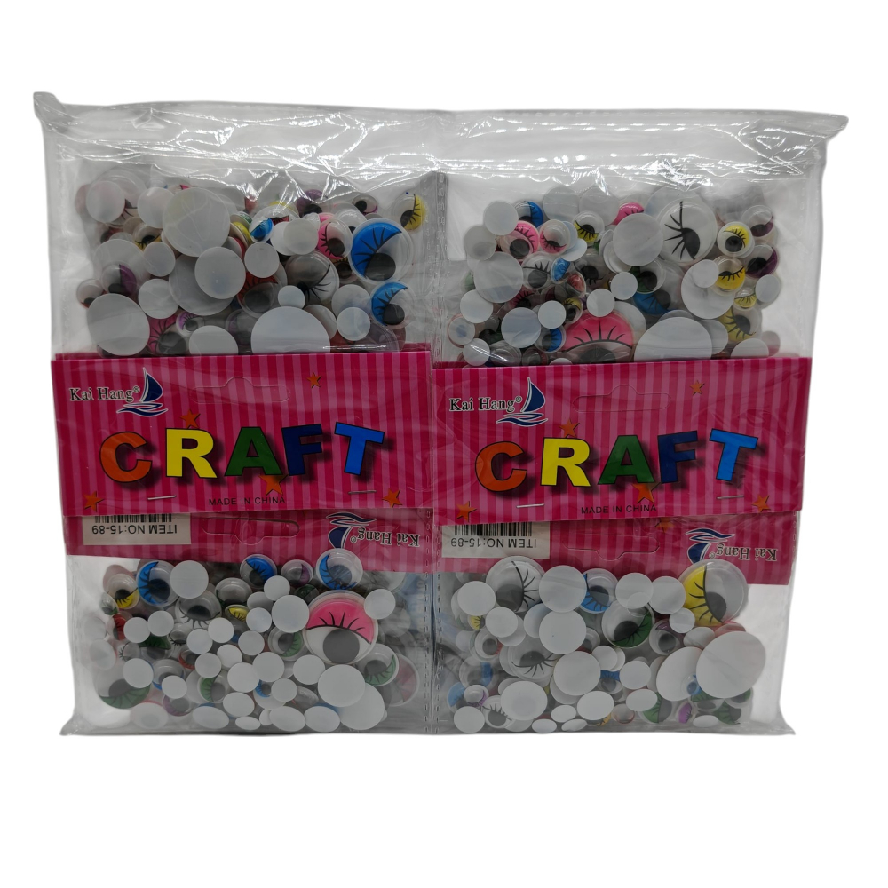 Set Accesorii pentru Creație și Lucru Manual – Ochi Diverse Mărimi – 12 Pungi/Set – Vânzare Engros [1]