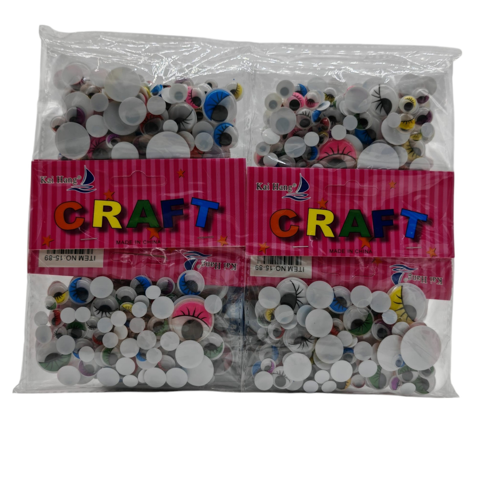 Set Accesorii pentru Creație și Lucru Manual – Ochi Diverse Mărimi – 12 Pungi/Set – Vânzare Engros [2]