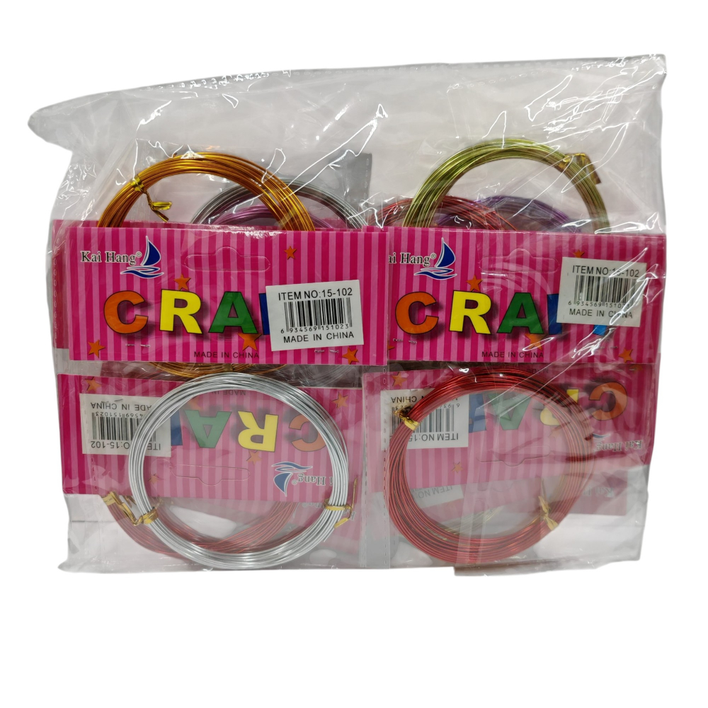 Set Accesorii pentru Creație și Lucru Manual – Sârmă Colorată Plușată – 12 Pungi/Set – Vânzare Engros [2]