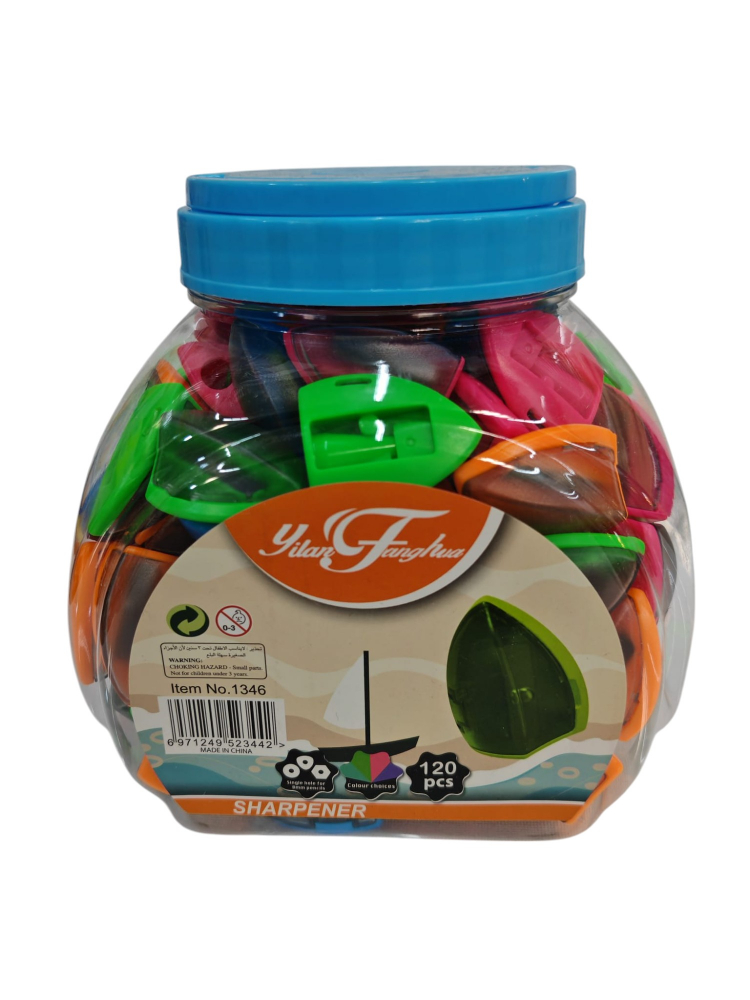 Set Ascuțitoare Universală cu Container – Culori Asortate, 120 Bucăți/Set (Vânzare en-gros) [1]