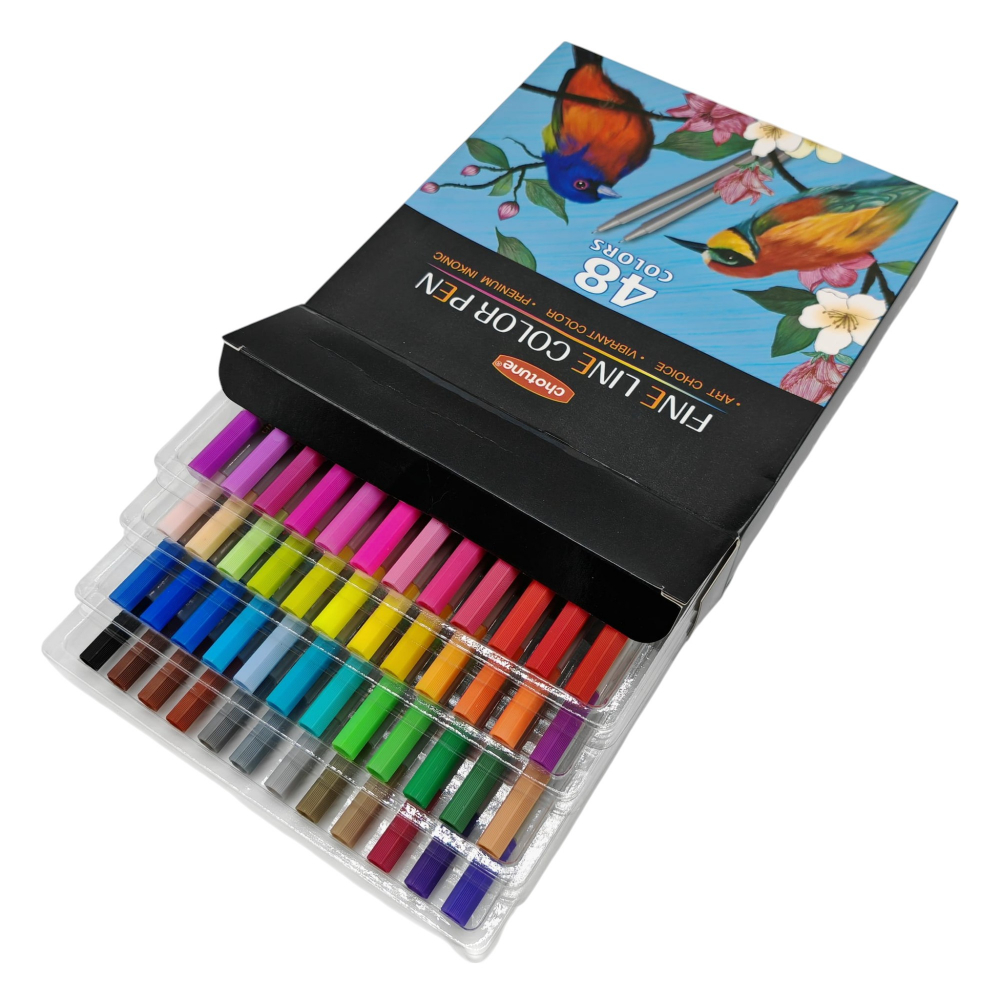Set Carioci Chotune – 48 Culori – Pe Bază de Apă, Non-Toxice – Vânzare Engros [2]