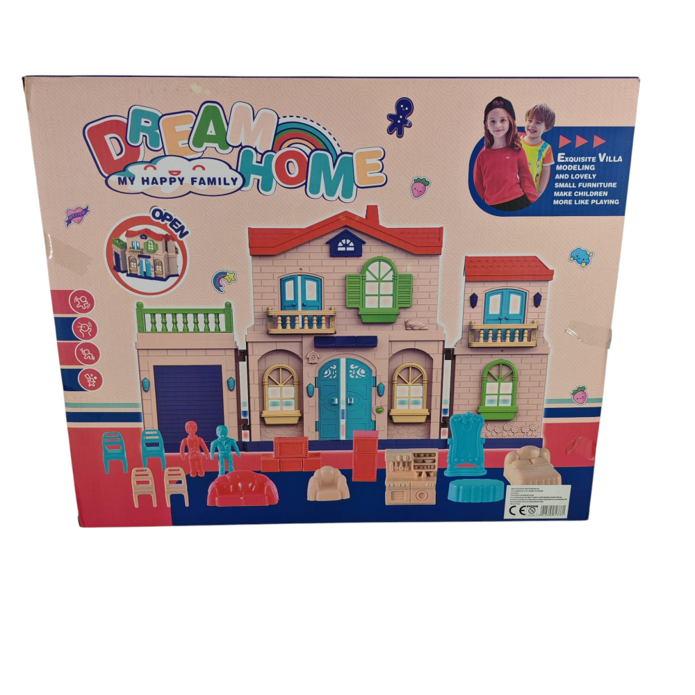 Set Casă de Păpuși cu Accesorii – pentru Copii 3+ Ani – Vânzare Angro [2]