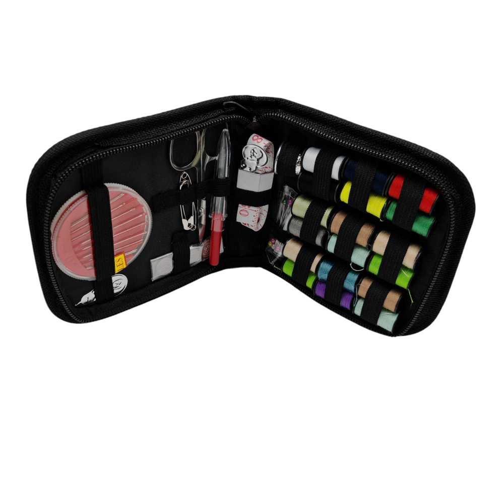Set Complet de Cusut – Penar, Foarfecă, Accesorii Cusut, Ace, Metru Croitorie, Pix și 18 Mosoare de Ață Diverse Culori – Vânzare Engros [1]