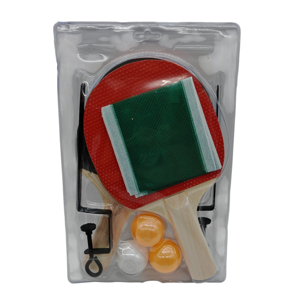 Set Complet Ping Pong – 2 Palete, Fileu cu Suport și 3 Mingi – Vânzare Angro [2]
