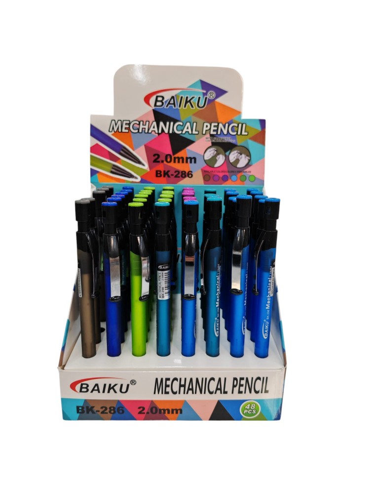 Set Creioane Mecanice 2B – 48 Bucăți, Vârf 2 mm, Culori Asortate - Engros [1]