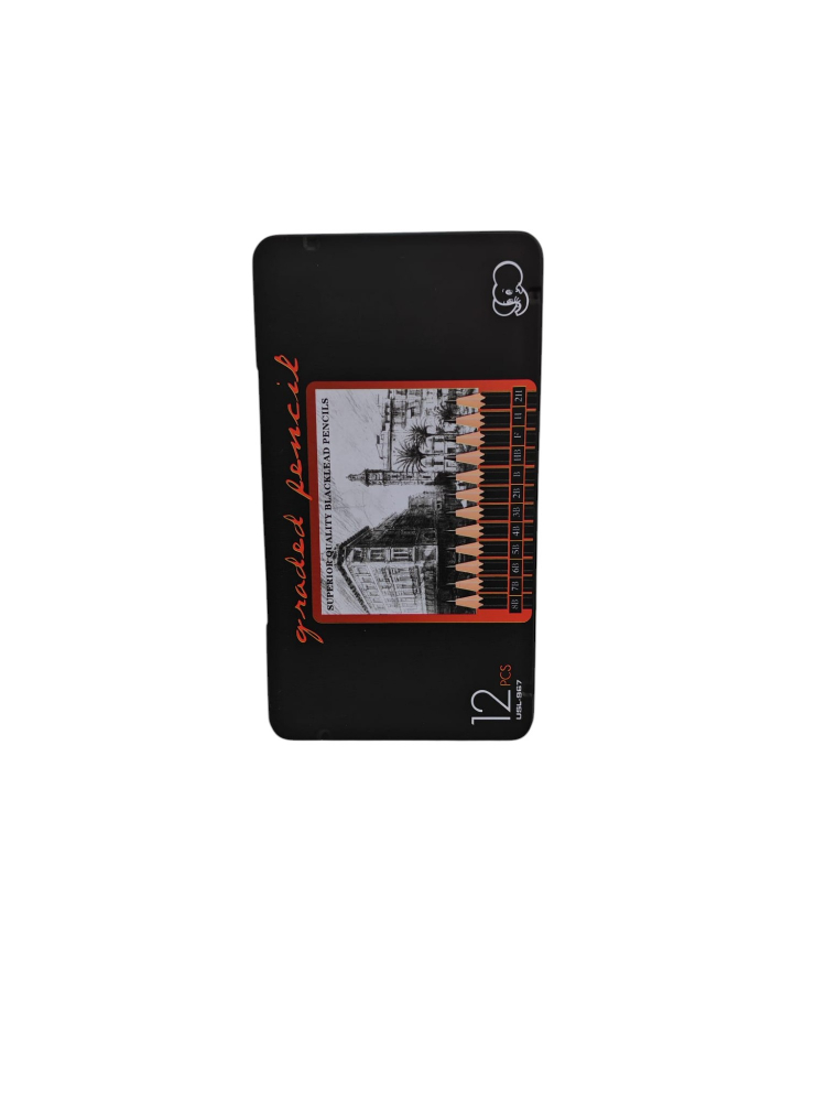 Set Creioane Premium pentru Desen – Diferite Mine, Penar Metalic – Vânzare Engros [2]