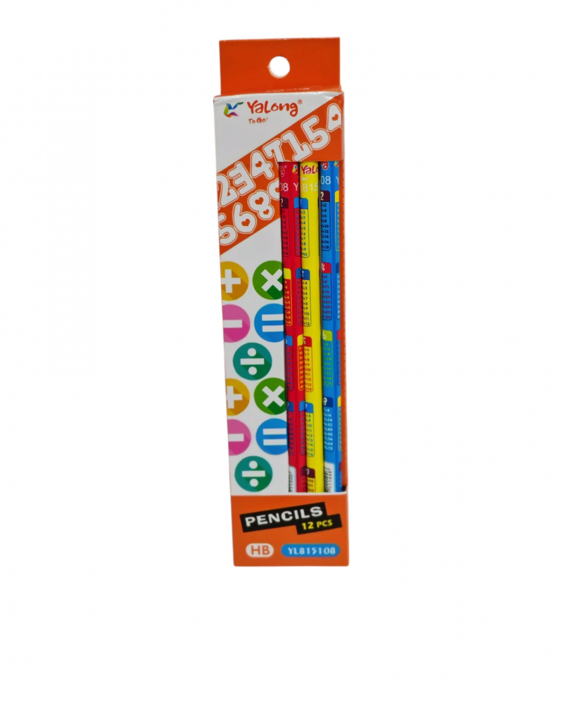 Set Creioane Yalong HB – 12 Bucăți, Culori Diverse – Vânzare Engros [1]