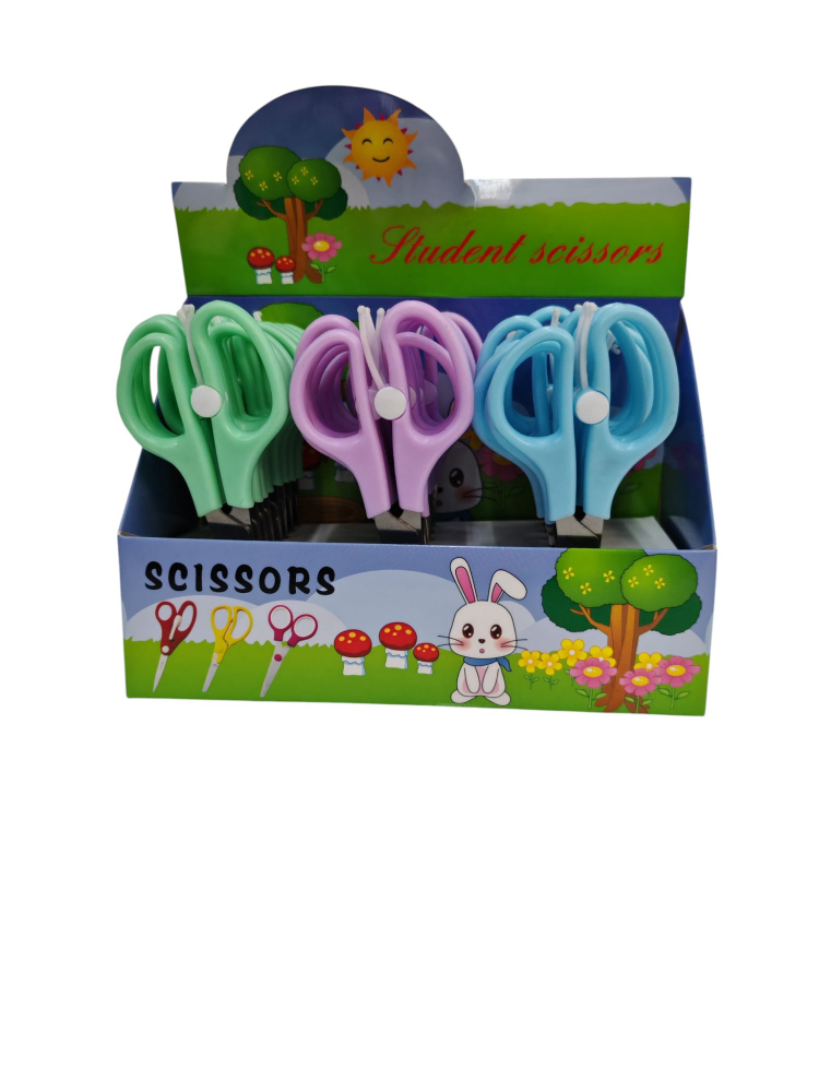 Set Foarfece de Precizie cu Mâner de Plastic – Diverse Culori, 24 Bucăți – Vânzare Engros [1]