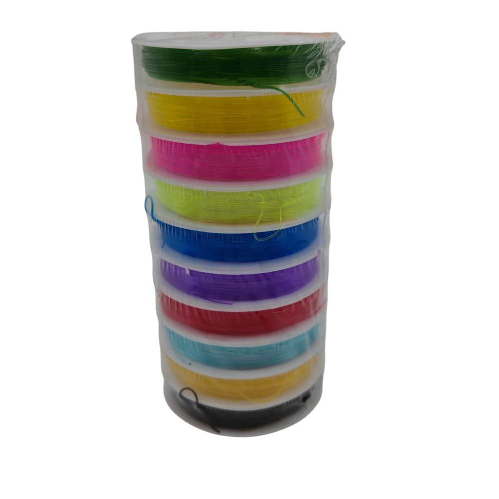 Set Gută Colorată pentru Mărgele – 10 Culori Asortate – Grosime 0.8 mm – Vânzare Engros [2]